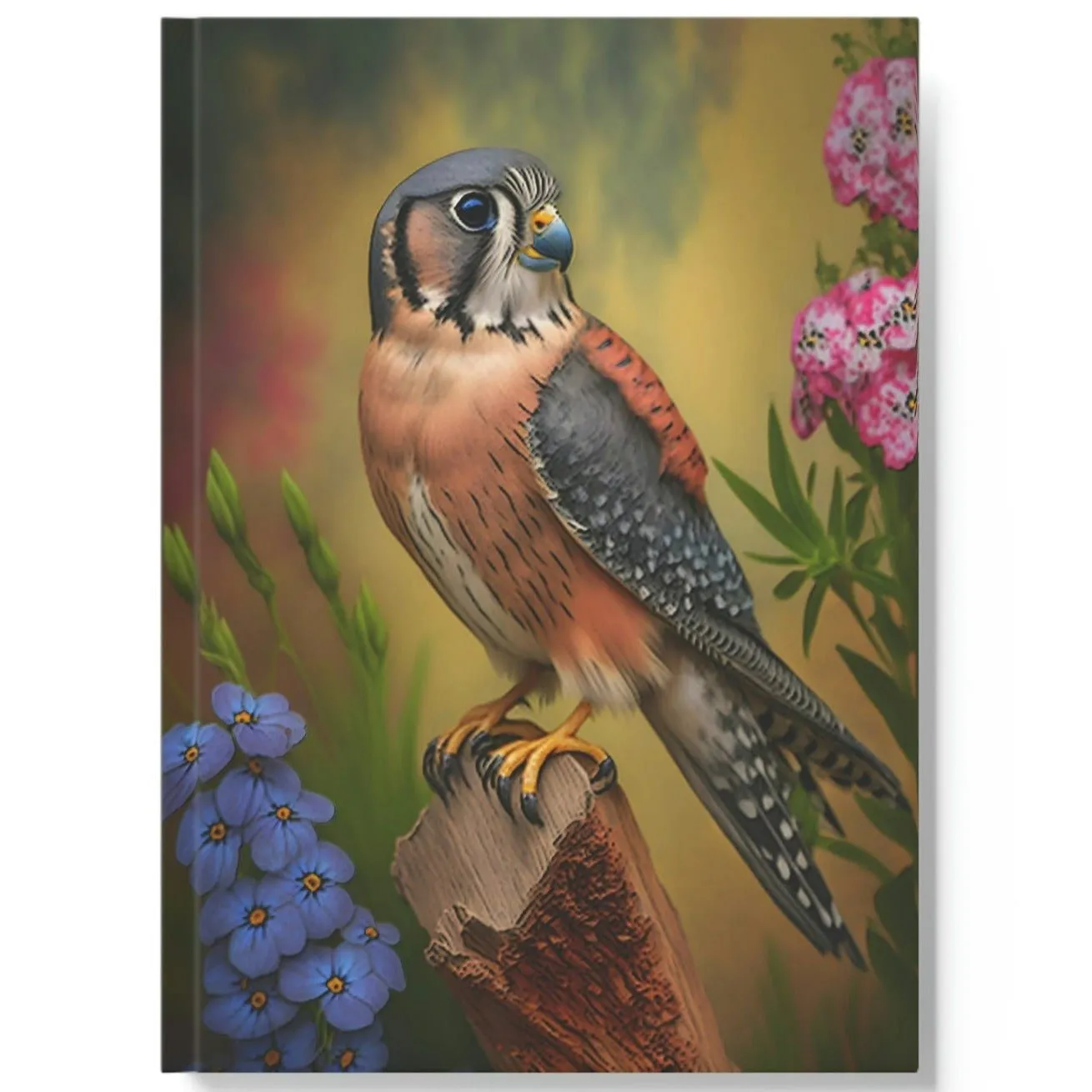 American Kestrel Garden Hard Backed Journal