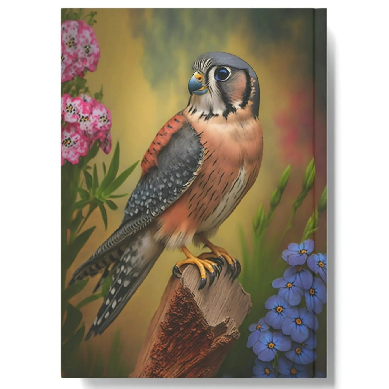 American Kestrel Garden Hard Backed Journal