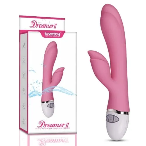 Dreamer II 7 Speed Rechargeable Vibrator Pink
