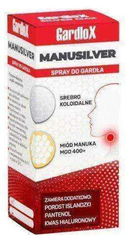 Gardlox Manusilver throat spray 30ml