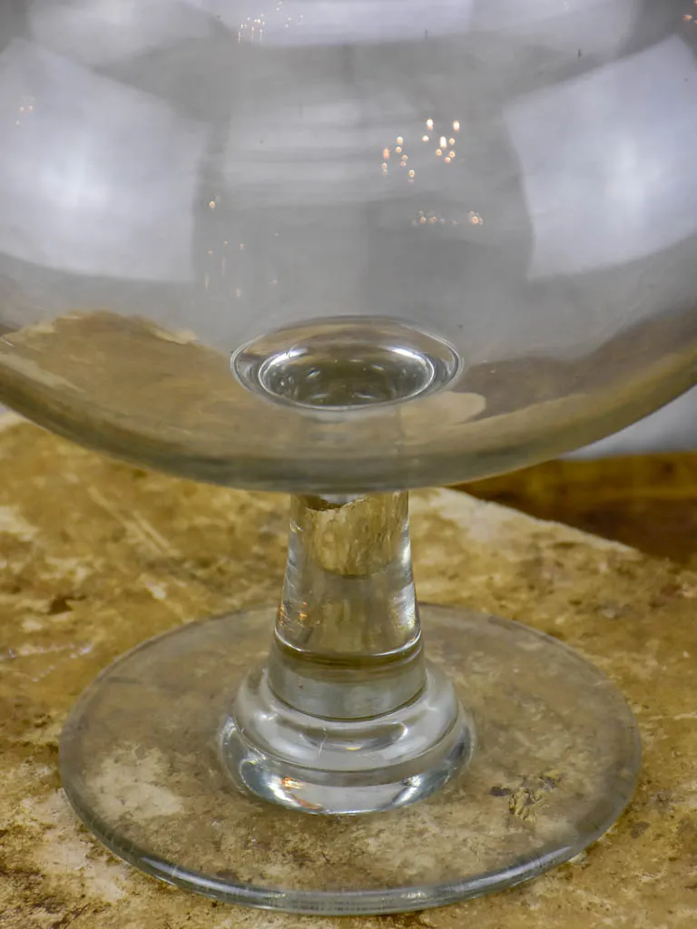 Large antique French sangsue apothecary jar