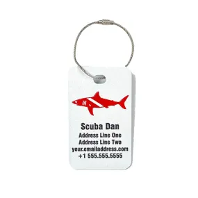 Scuba Gear Bag Tag - Full Color