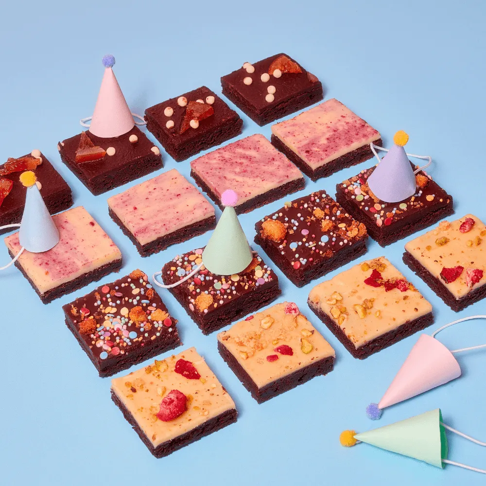 The Birthday Brownie Tower